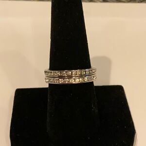 Beautiful Sterling Silver Eternity Rings